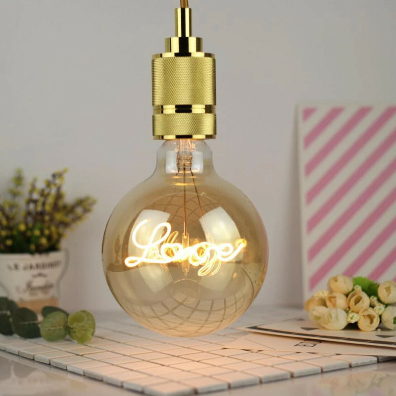 Siegfried 4W E27 LED Vintage Edison Globe Light Bulb Amber