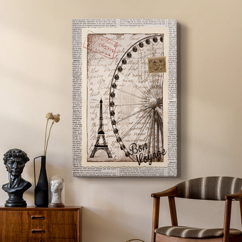 Bon voyage - galerie Cavas sur mesure, H 48 po x l 32 po