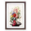 Butterfly & Flowers by Herman Henstenburgh - Picture Frame Graphic Art Print-55680433-55680442