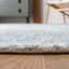 Tapis ivoire / bleu en laine touffeté à la main Hewett-1483332789