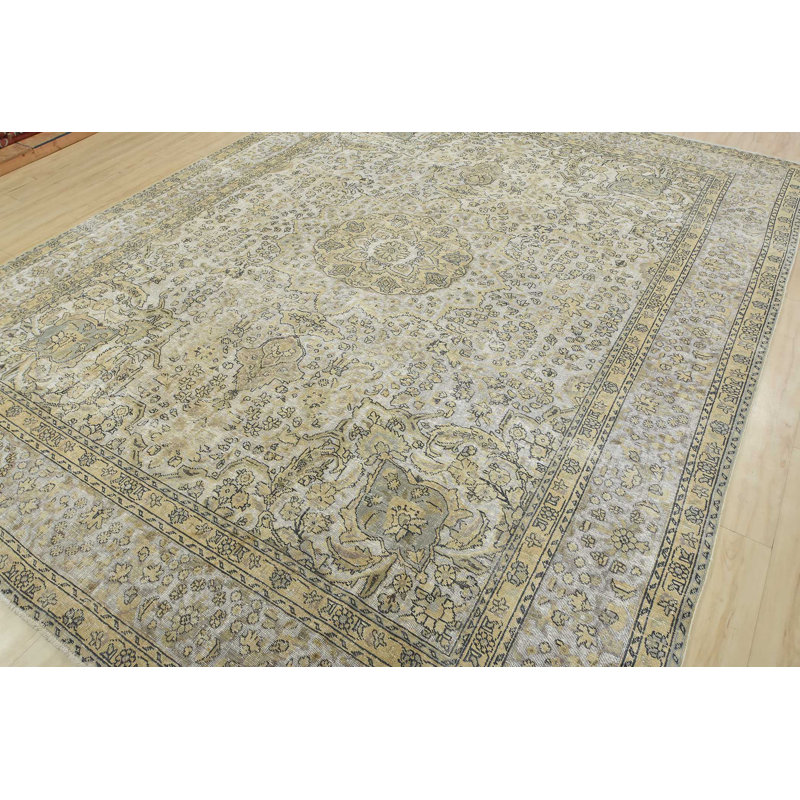 Tapis unique en laine nouvel âge 10 pi 1 po x 12 pi 9 po Mynia
