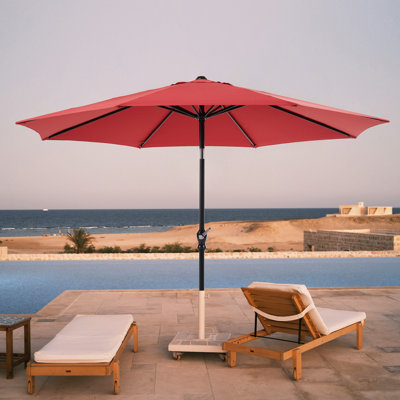 Parasol de marché inclinable 9 pi Senan