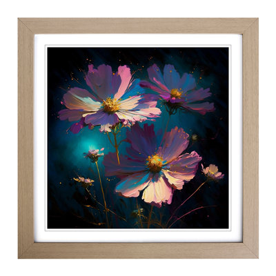 Cosmos Neo Impressionism - Framed Print