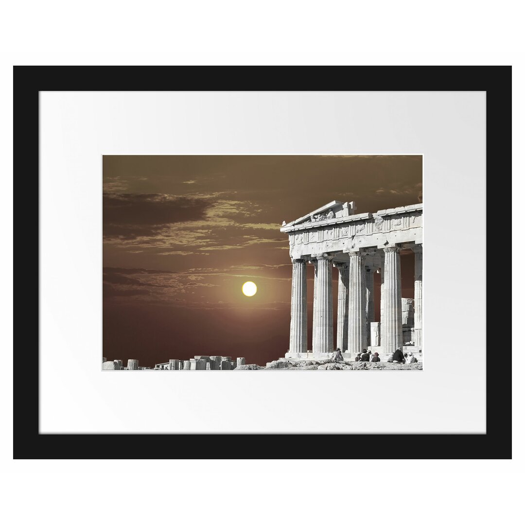 Tempel der Athene Gerahmter Fotodruck Poster