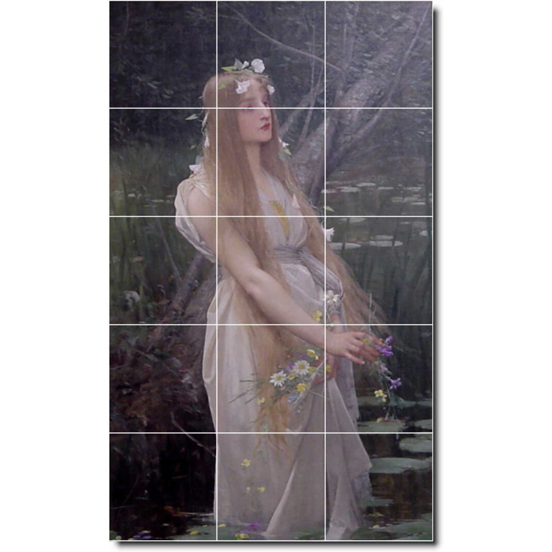 Carreau de céramique décorative 18 po x 30 po 6 po x 6 po, Mythologie - 05293