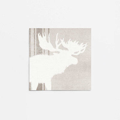 «Antlered Silhouette III», reproduction sur toile