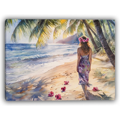 Island Bloom - Tropical Stroll by the Sea