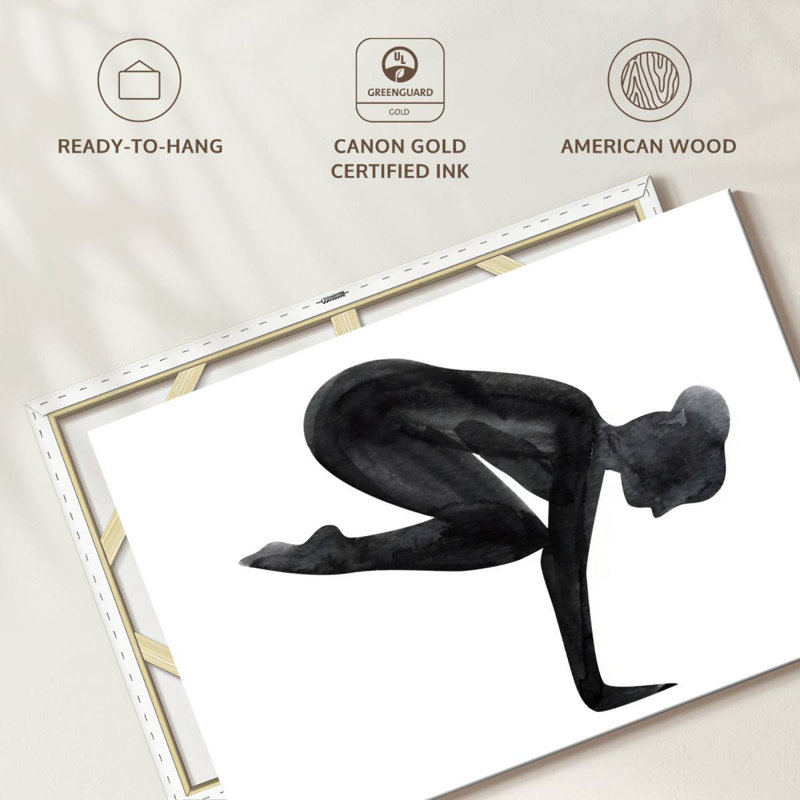 Kerrick Yoga Asana Pose, H 8 po x l 12 po