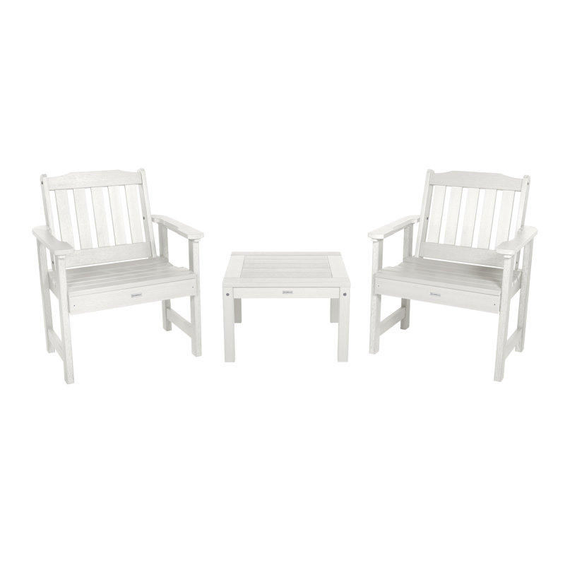 Anette 2 - Person Patio Conversation Set, White