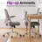 Ergonomic Mesh Home Office Chair with Armrests, Space-Saving Design and Steel Base-69795175-85464202