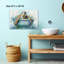 Thème de décor de salle de bain Fun Ocean, art mural sans cadre, 16 x 20
