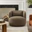 Fauteuil pivotant rembourré Bolton-2112903101
