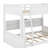 Full XL Over Queen Bunk Bed With Cabinets And USB-548284616