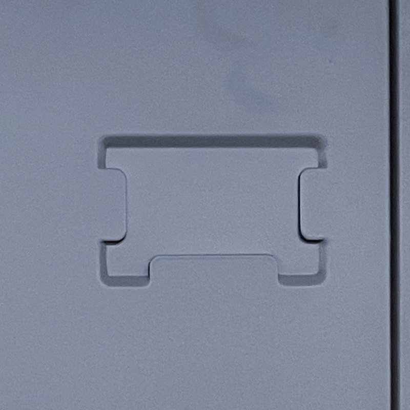 Armoire rectangulaire, armoire de rangement, armoire de bureau avec portes