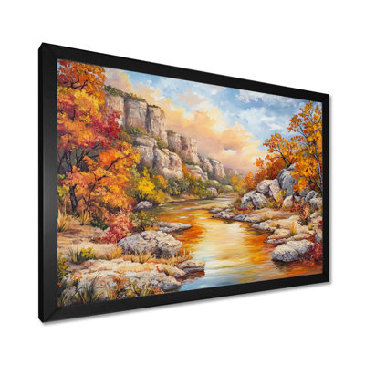 Pecos River In Texas II - Texas, reproduction sur toile