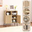 Buffet buffet avec rangement, ensemble de 2