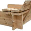 Children's Wooden Sandpit with Fold-Down Benches