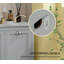 Armoire de rangement pour salle de bain, armoire à linge double inclinable, armoire de plancher pour salle de bain-681354350