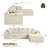 Boneless Thaxted 2 - Piece No Assembly Required Upholstery Sofa Free Combination Sofa with Pillow-1346632800