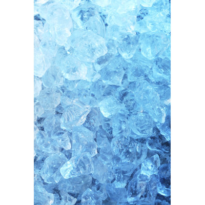 Melting Ice Crystals by TSchon - Wrapped Canvas Print