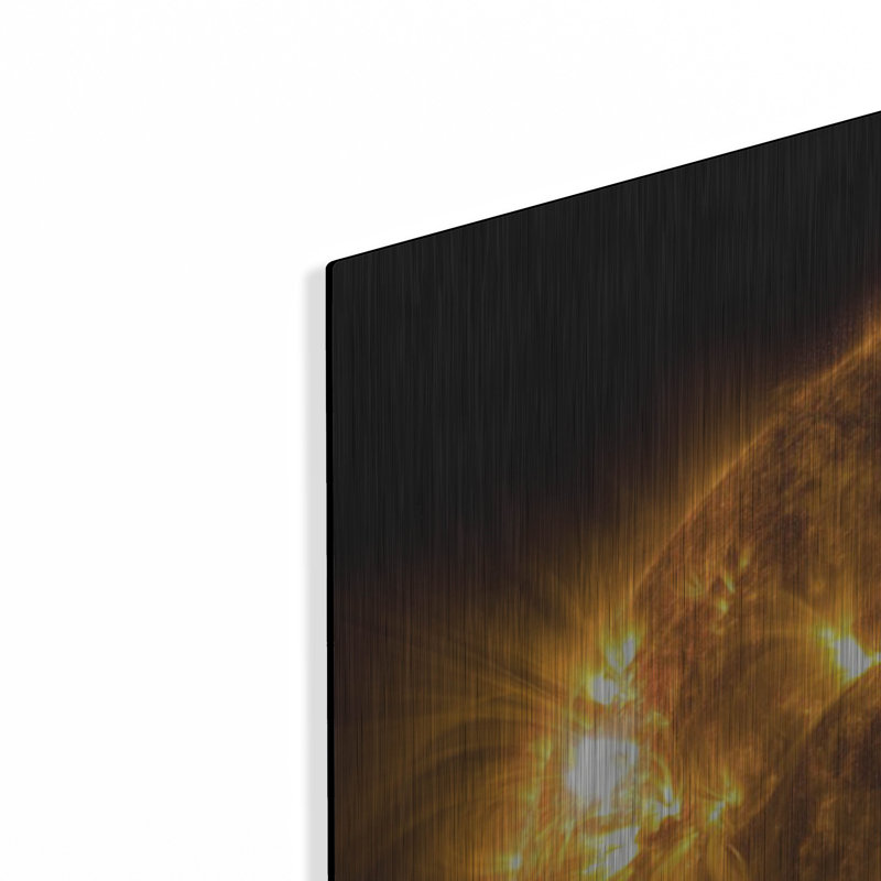 «The Sun», art mural en métal, H 36 po x l 36 po