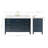  54" Double Bathroom Vanity Set-1579506417