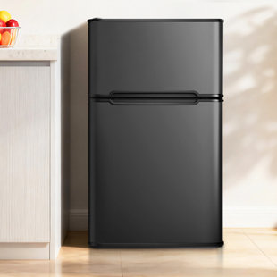3.2 Cubic Feet Small Fridge Convertible Mini Fridge with Freezer