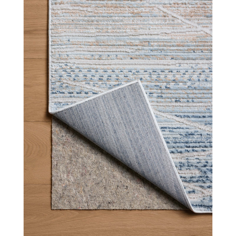 Loloi Townes Natural / Sky Area Rug, Rectangle 7'10" x 10'