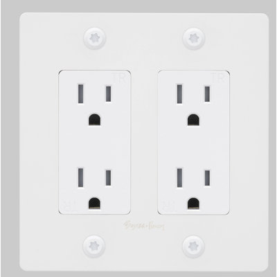 2G Duplex Outlet / Cross / With Logo