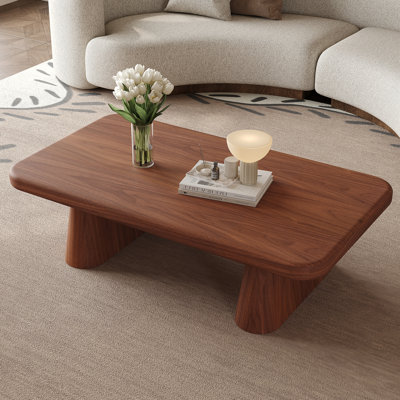 Table basse rectangulaire en noyer de 47,24 po