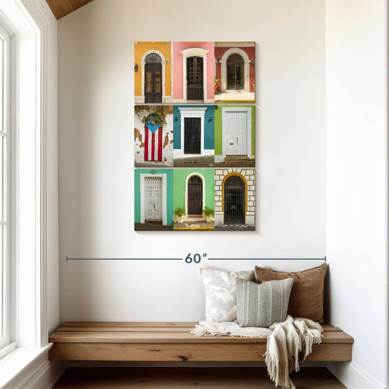 Doors In San Juan, 45" H x 28" W