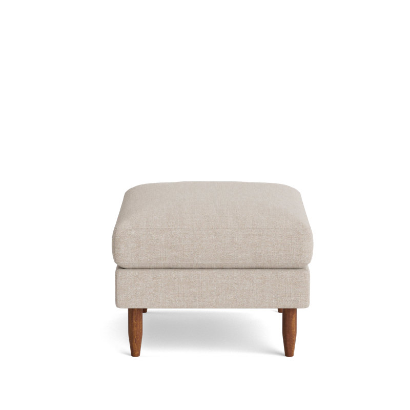 Skinny Fat Ottoman, Performance Weave - Natural