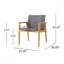 Ensemble 2 pièces chaise de patio Bryan