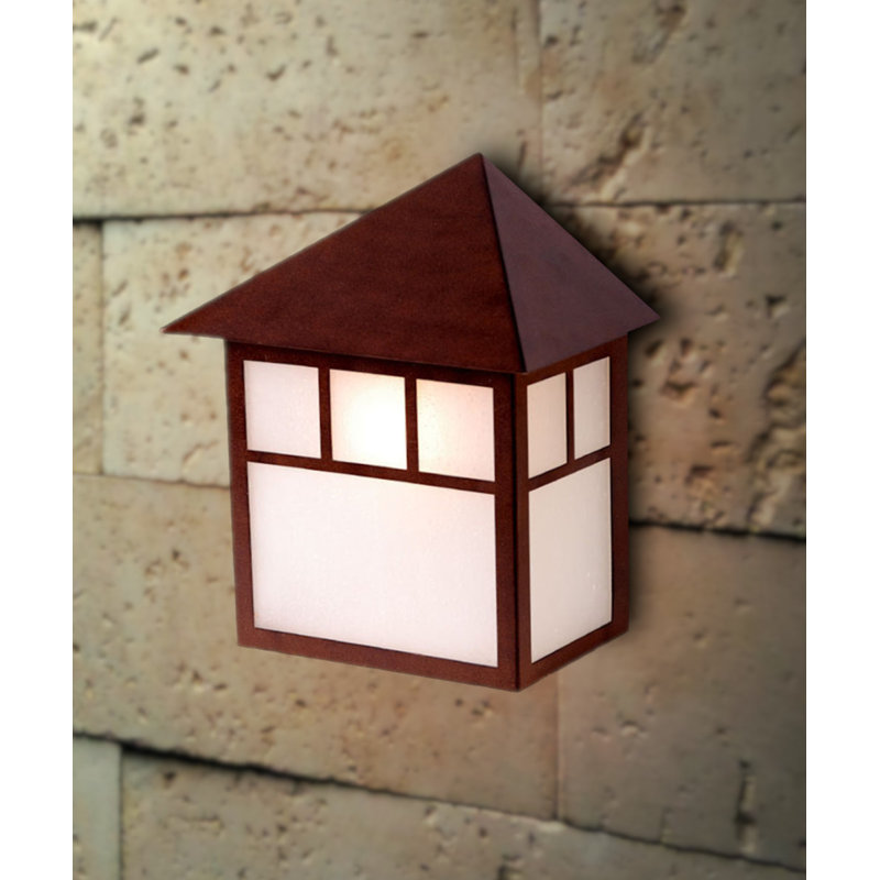 Steel Wall Light, Architectural Bronze