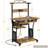 3-Tier Rolling Computer Desk with Charging Station, USB Ports, and Keyboard Tray for Home Office-107559386