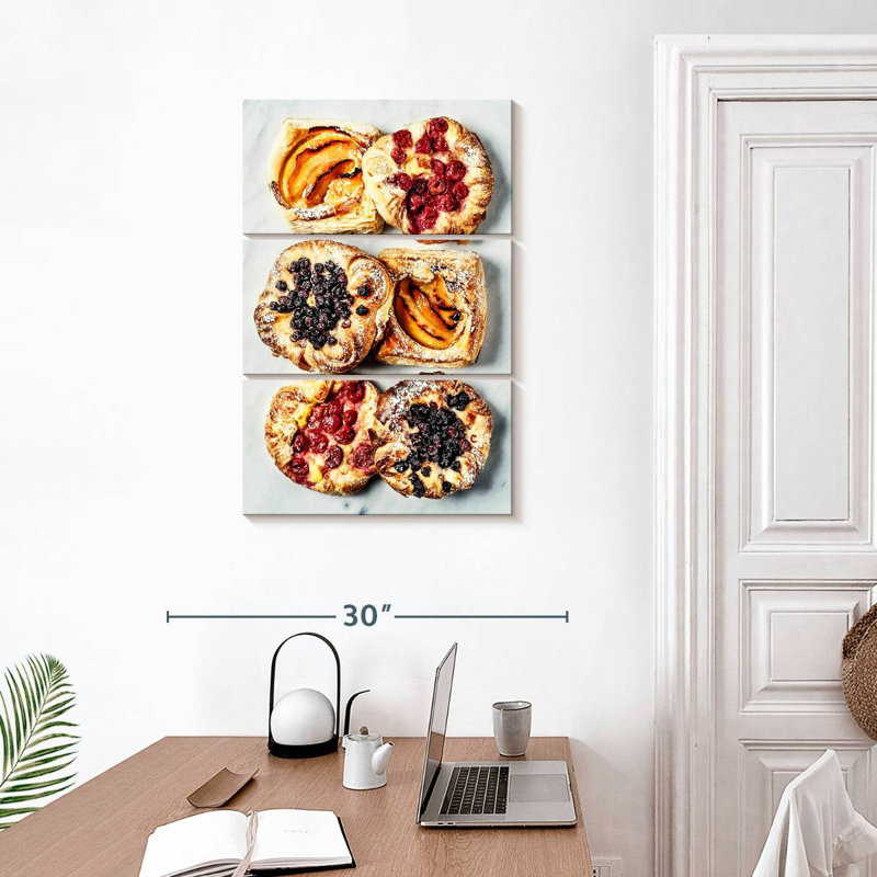 Tartelettes aux fruits sucrés Yarlin, H 32 po x l 20 po