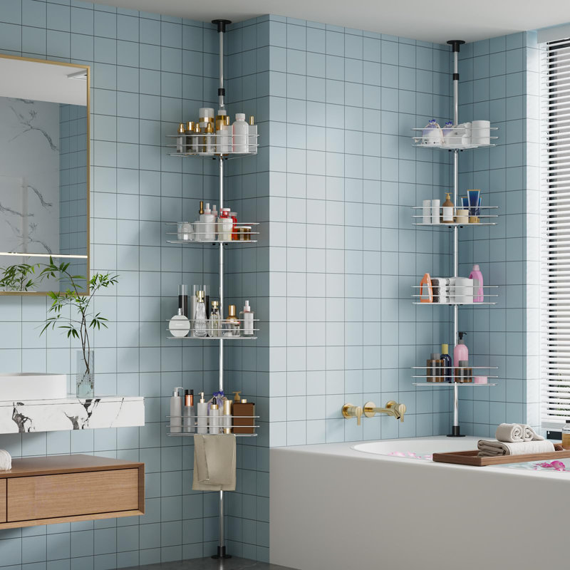 Bathroom Accessory Set, Electroplated Silver