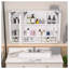 Armoire à pharmacie murale moderne en aluminium avec miroir, 39,4 x 27,6 x 5,1 pouces Modern