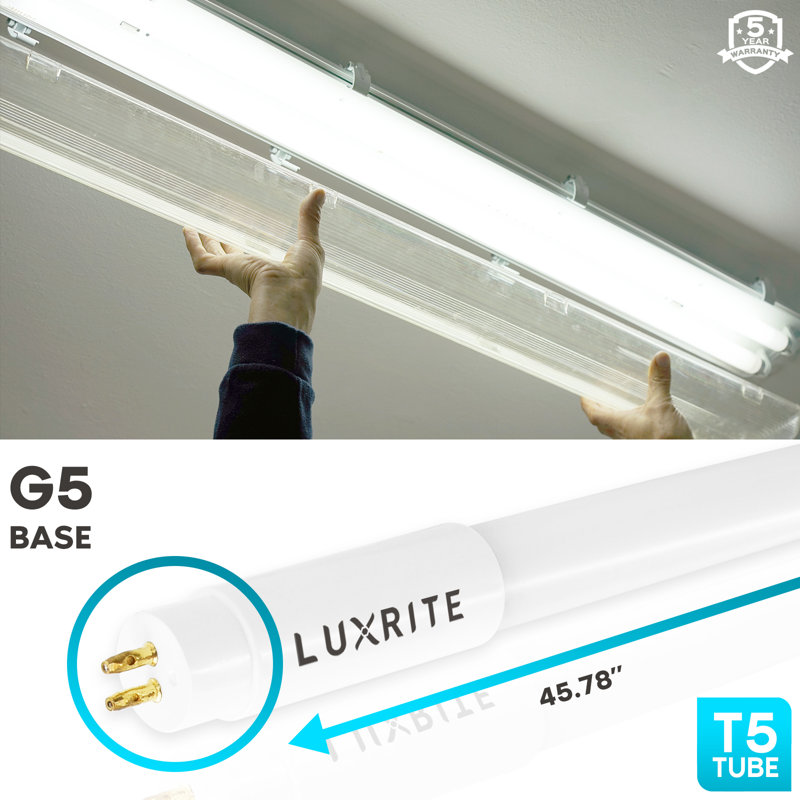 24 W (équivalent à 54 W), DEL T5, ampoule à intensité variable, culot G5 / à deux broches, 3500 K, 12