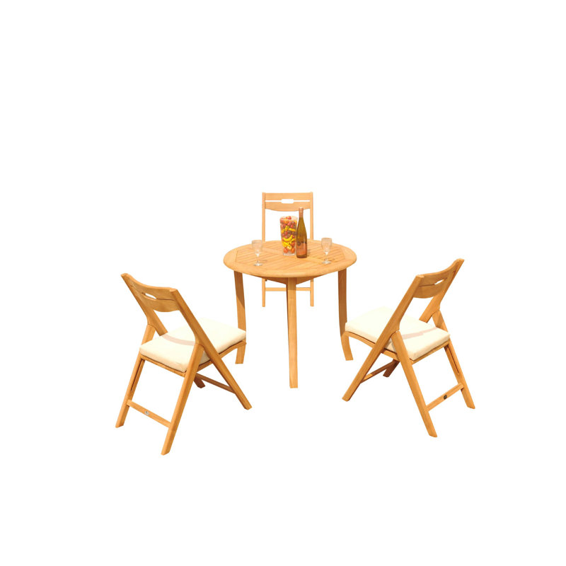 Ensemble de salle à manger 3 personnes Cimara, 75 po x 36 po x 31,5 po