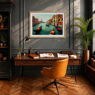 Venice Canal Watercolour Vol.1 - Framed Print