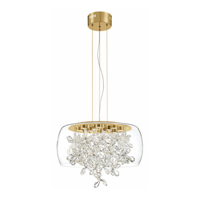Lustre géométrique à 12 lumières DEL Destiny
