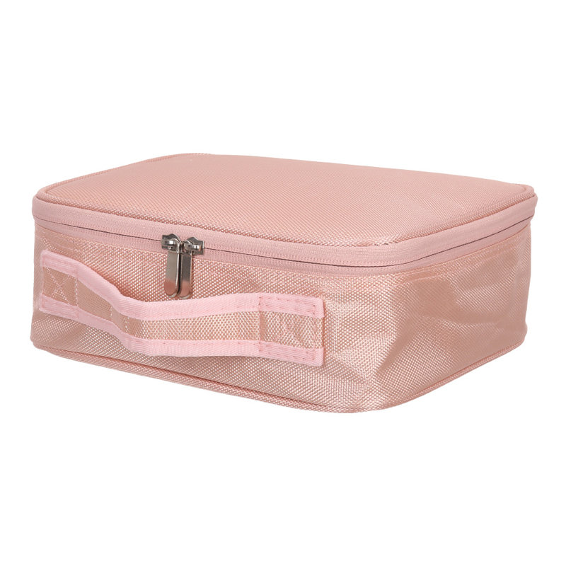 Brentten Fabric 1 Makeup Organizer, Pink