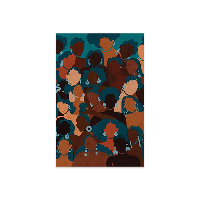 Aqua Aqua par Reyna Noriega, impression sans cadre, H 24 po x l 16 po x P 0,25 po