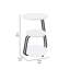 Hilly 3-Tier Round Side Table White And Black