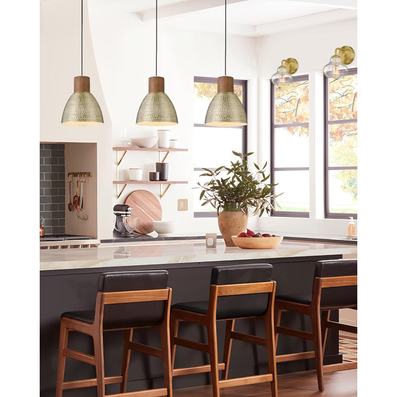 Kitchen Island Table Hammering Pendant Light