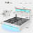 Upholstered Platform Bed Frame Full Size with Charging Station, 4 Drawers and LED Lights, Heavy Duty, No Box Spring Needed-215176011-202005754