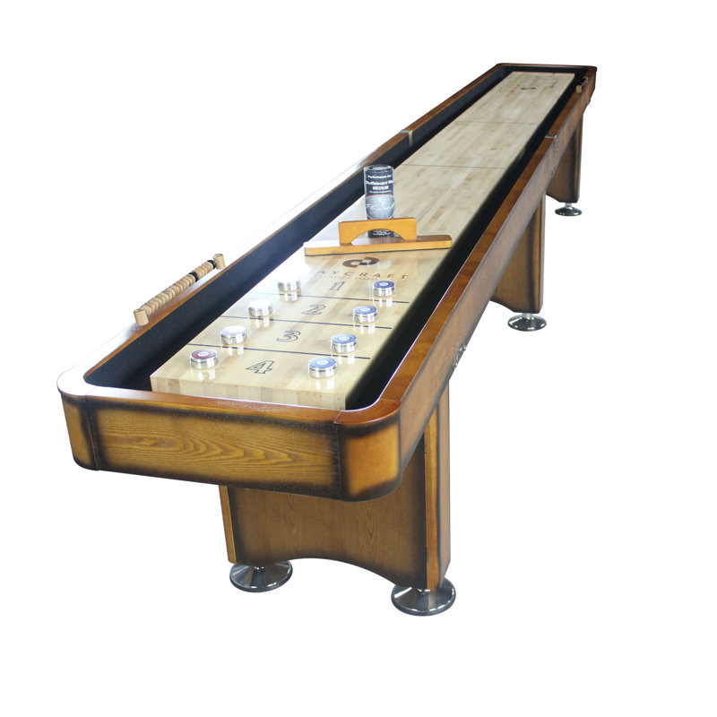Georgetown Shuffleboard Table, 14', Honey