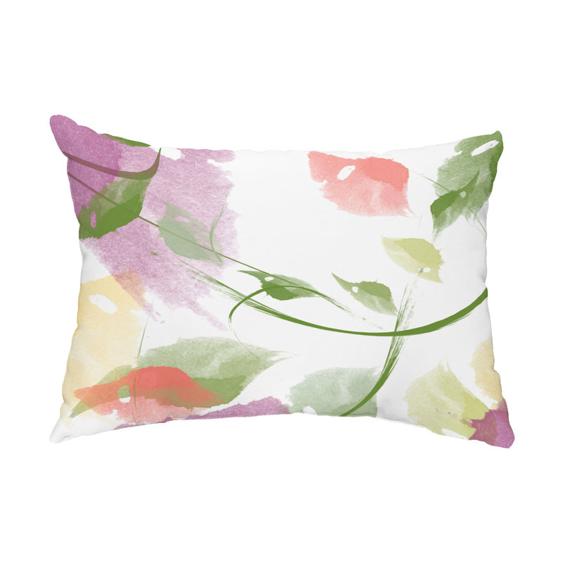Housse et insert de coussin rectangulaire d’extérieur windy , Orange clair