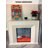 French retro solid wood simple simulated flame decorative electric fireplace-776773142-776773137